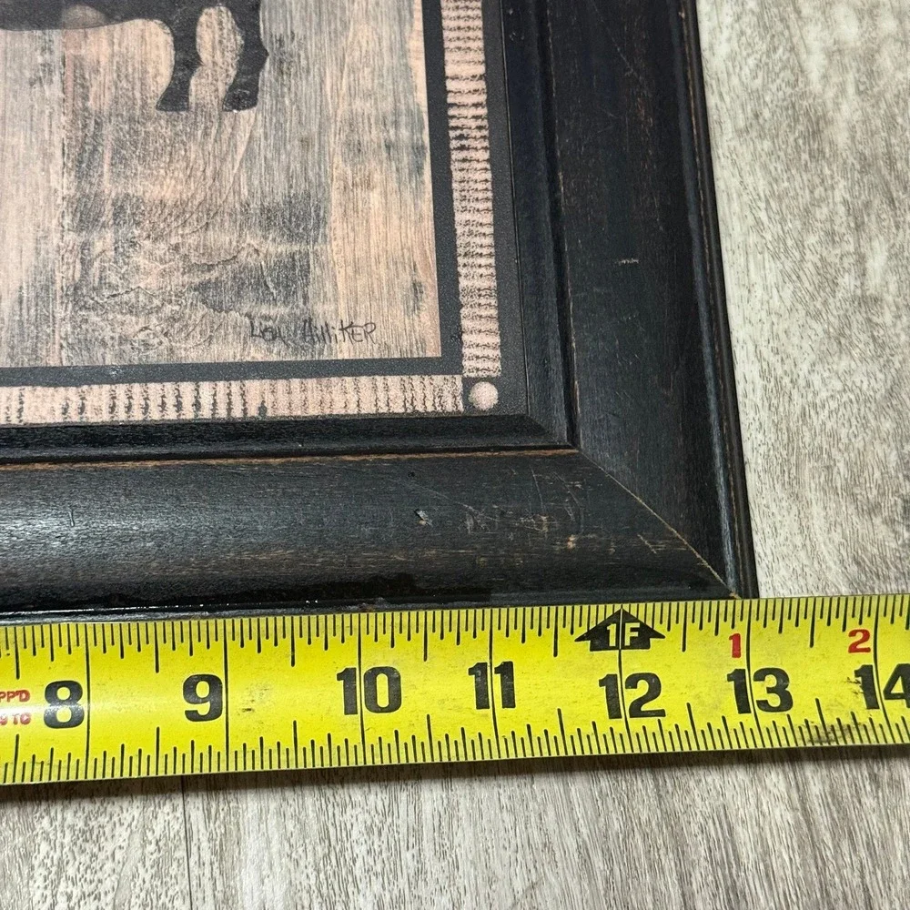 Darling polkadot wooden pig frame‎ farmhouse rustic